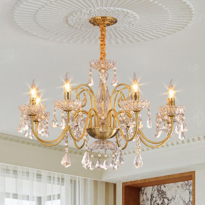 French Crystal Chandelier for Living Room & Dining Room & Bedroom