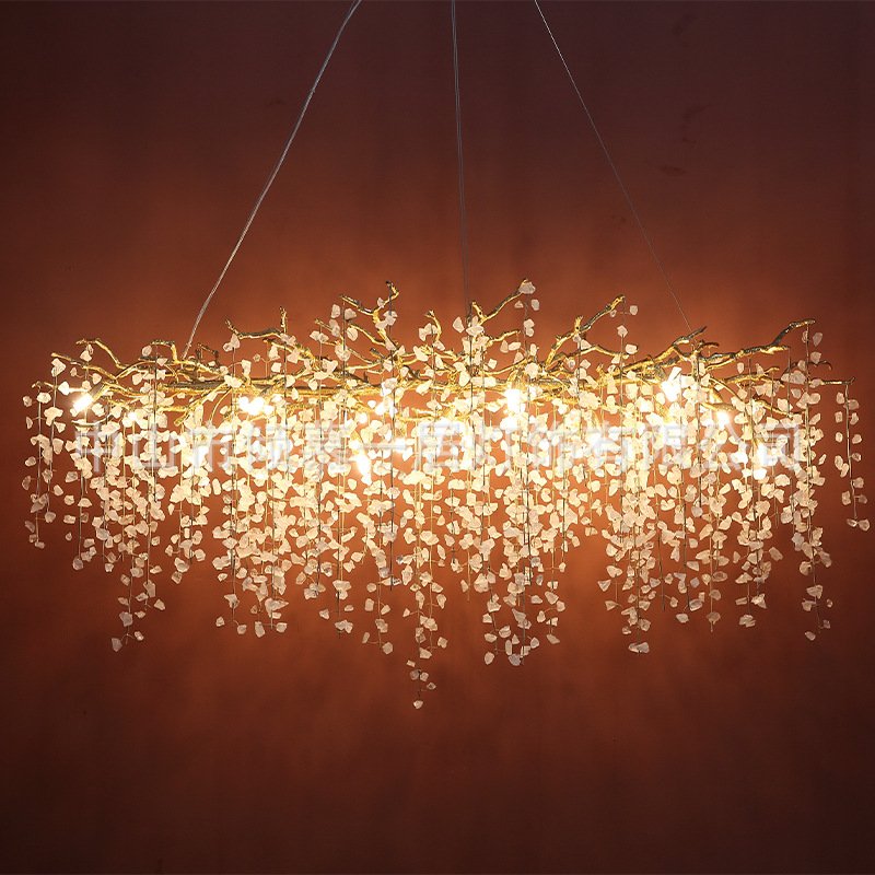 Crystal Artistic Chandelier for Living Room & Dining Room & Tea Room