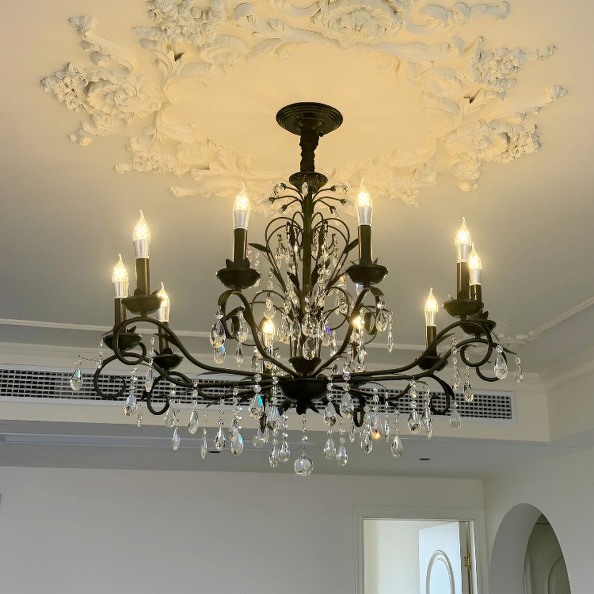 French Crystal Artistic Chandelier for Living Room & Dining Room & Bedroom