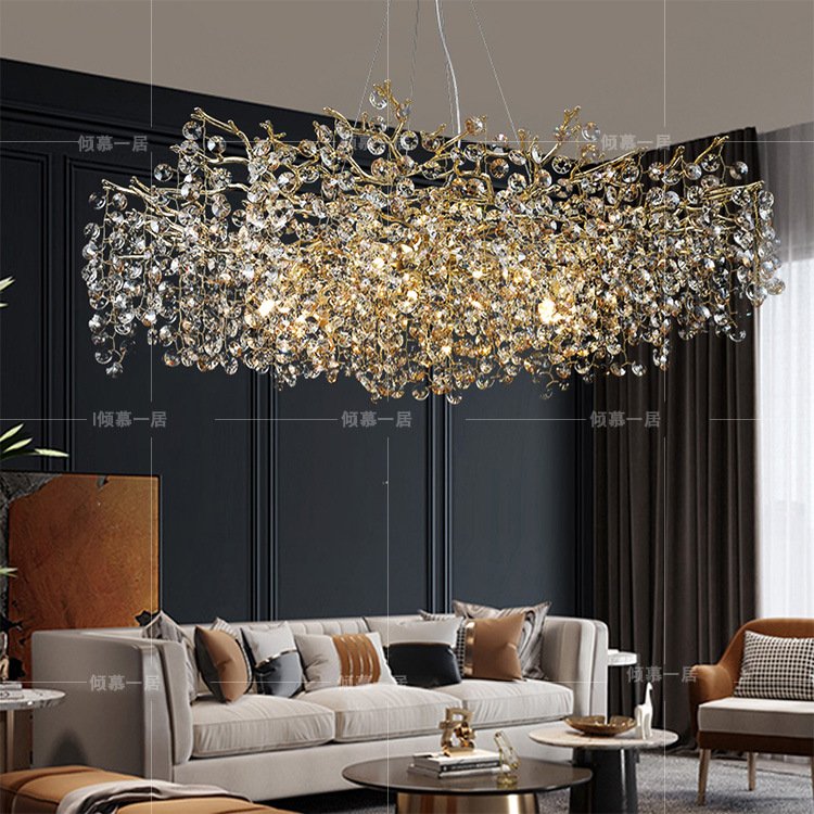 French Crystal Chandelier for Living Room & Dining Room & Bedroom