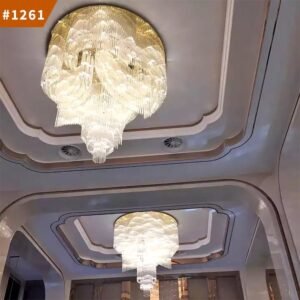 ceiling lights pendant villa staircase restaurant crystal led chandelier light