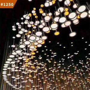 modern pendant light villa commercial center restaurant project led chandelier