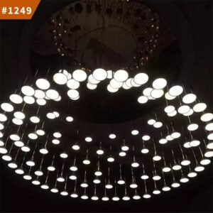 modern pendant light villa commercial center restaurant project led chandelier