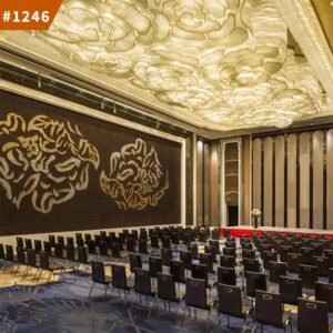 ceiling lights decoration hotel banquet hall villa crystal led chandelier