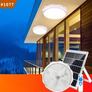 indoor home dimmable pendant lamp led solar porch ceiling light with remote