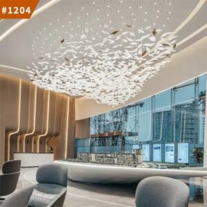 lighting chandelier villa department warehouse big led chandelier lamp