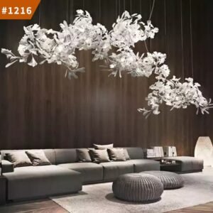 pendant light decoration staircase wedding villa crystal luxury led chandelier
