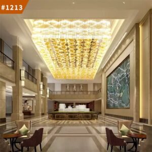 ceiling lights chandeliers pendant hall villa crystal led chandelier lamp