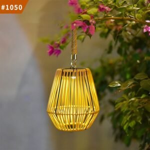 garden light solar decoration rattan hanging solar lamp outdoor camping light