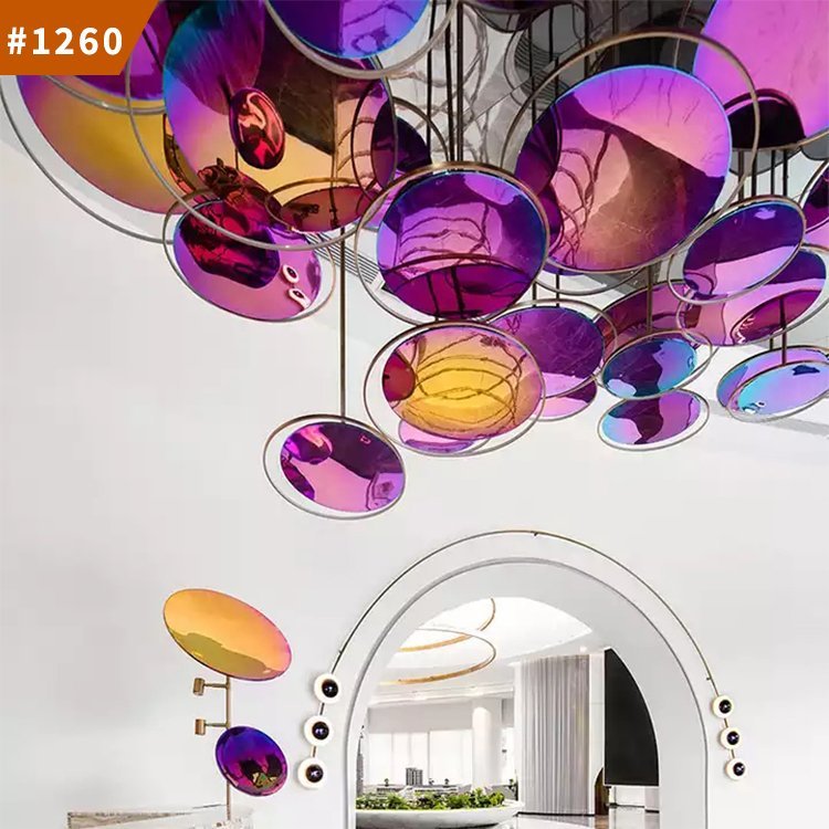 modern lighting luxury chandelier staircase hotel villa led chandelier light