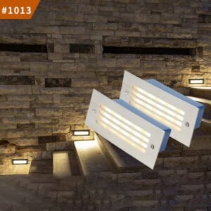 led stair step foot light waterproof indoor outdoor garden corridor wall light