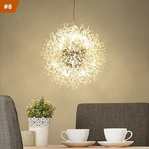 Colored Blue Glass Chandelier Lights