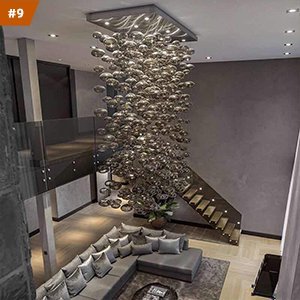 Blown Glass Chandelier Light