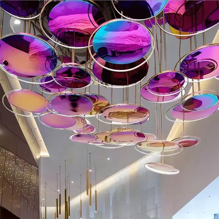 modern lighting luxury chandelier staircase hotel villa led chandelier light - Image 2