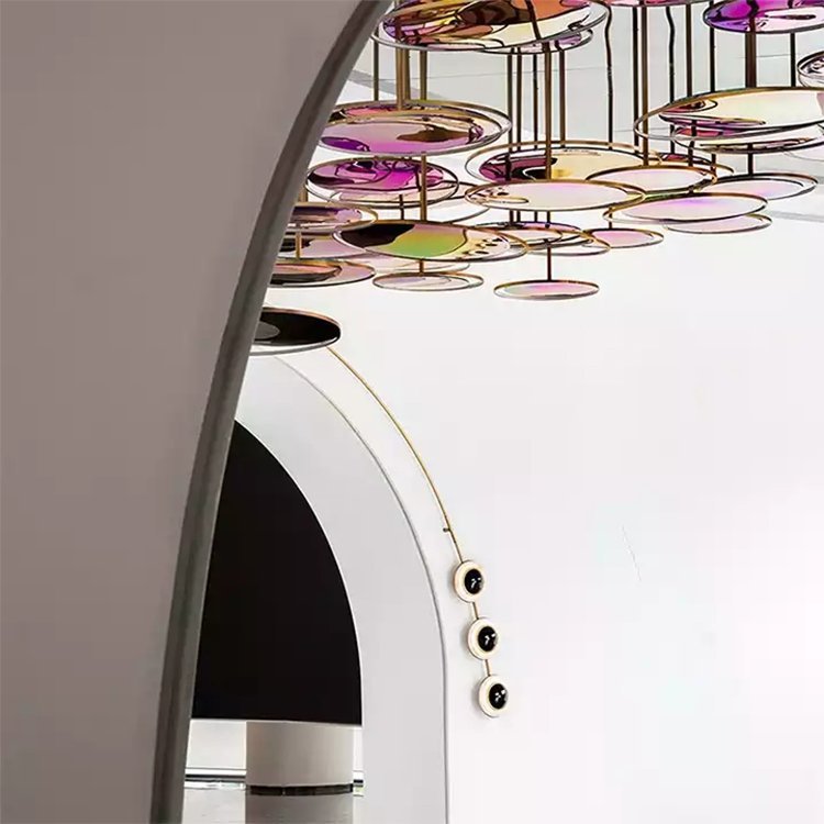 modern lighting luxury chandelier staircase hotel villa led chandelier light - Image 5