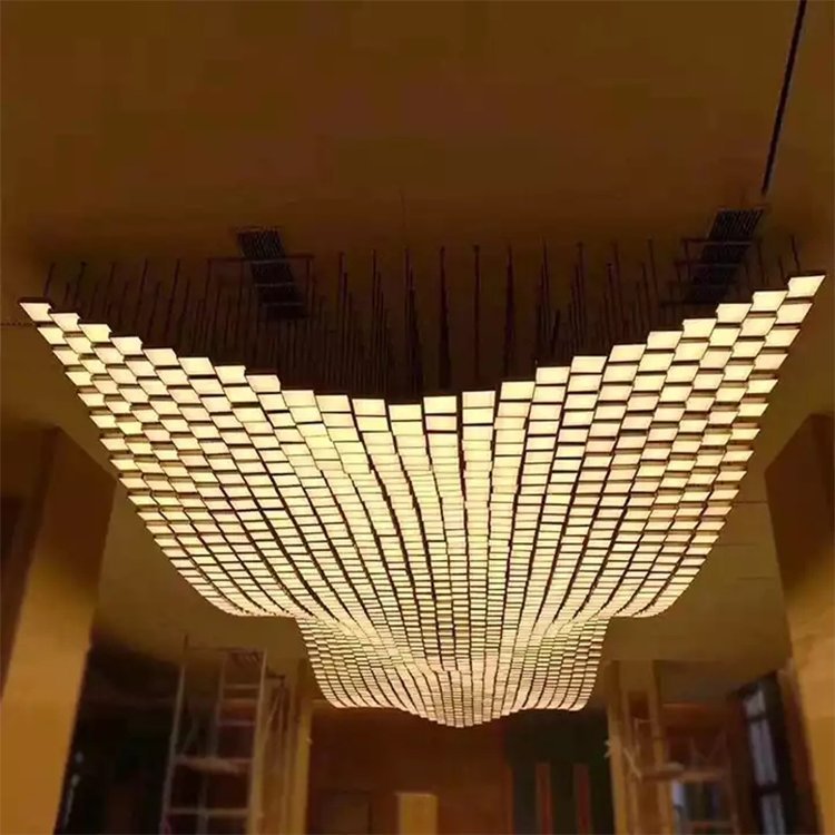 pendant lights villa commercial center large project custom led chandelier - Image 6