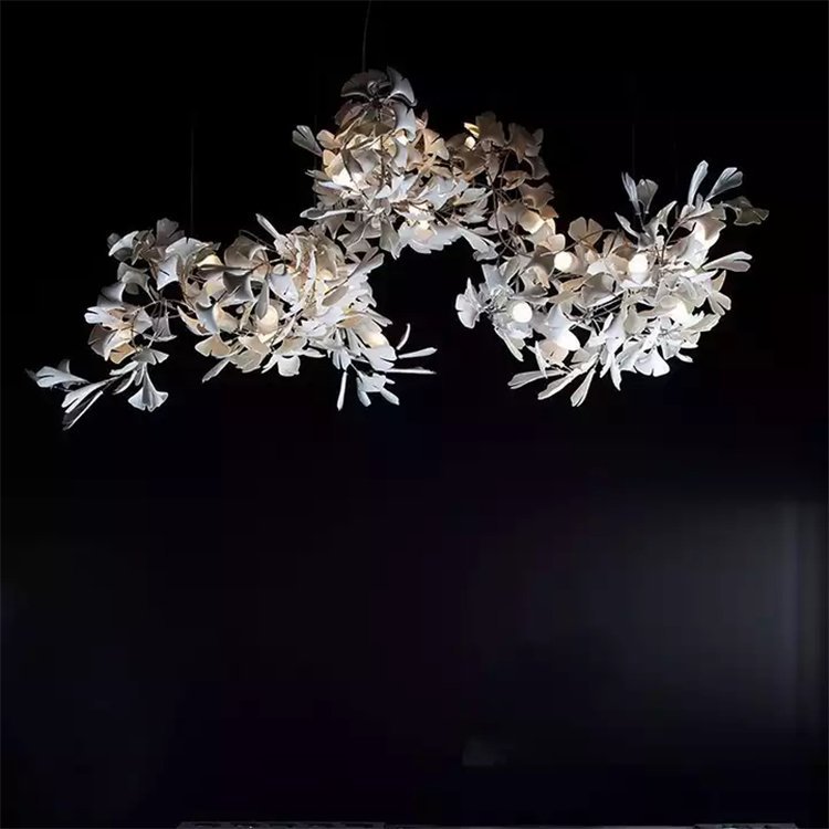 pendant light decoration staircase wedding villa crystal luxury led chandelier - Image 3