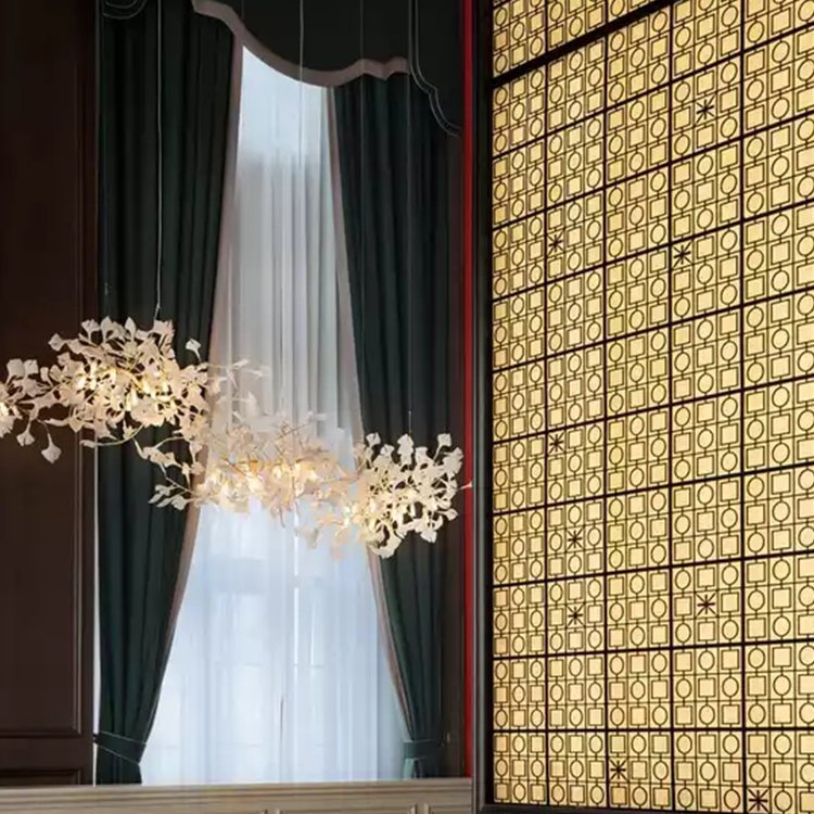 pendant light decoration staircase wedding villa crystal luxury led chandelier - Image 5