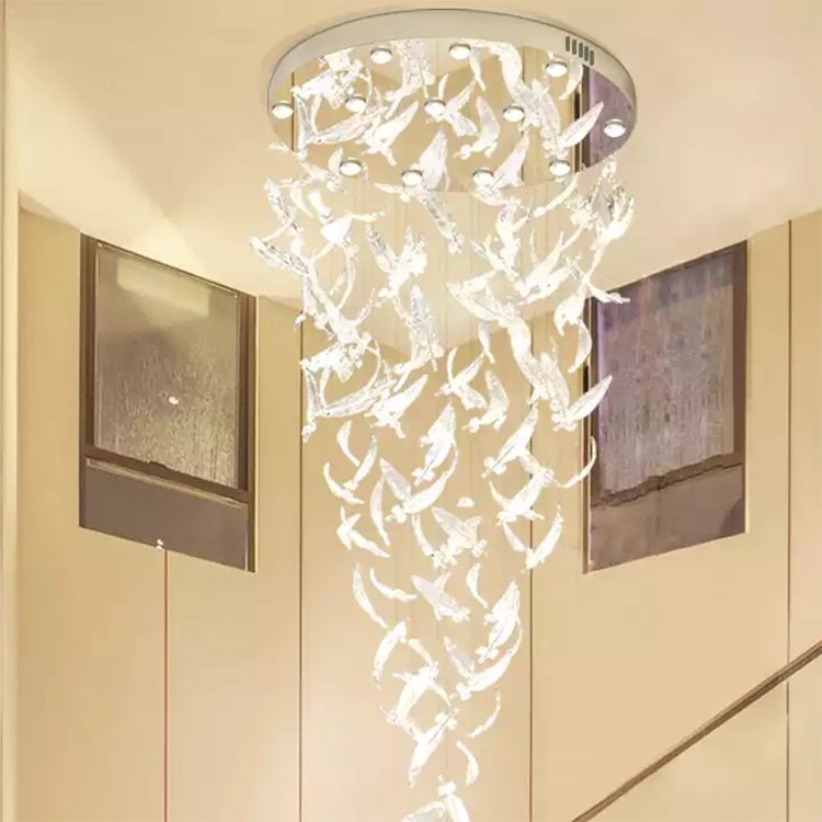 chandeliers pendant lights modern nordic decoration hotel lobby chandelier lamp - Image 2