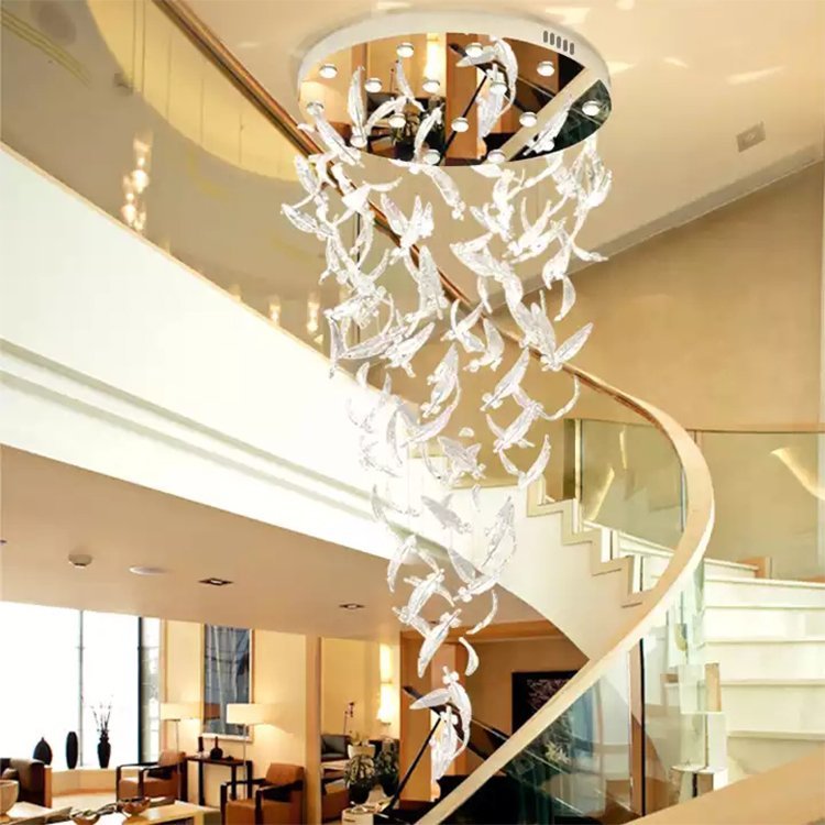 chandeliers pendant lights modern nordic decoration hotel lobby chandelier lamp - Image 3