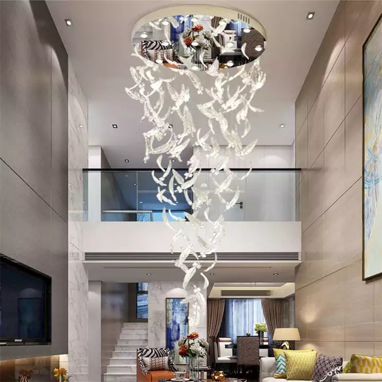 chandeliers pendant lights modern nordic decoration hotel lobby chandelier lamp - Image 4