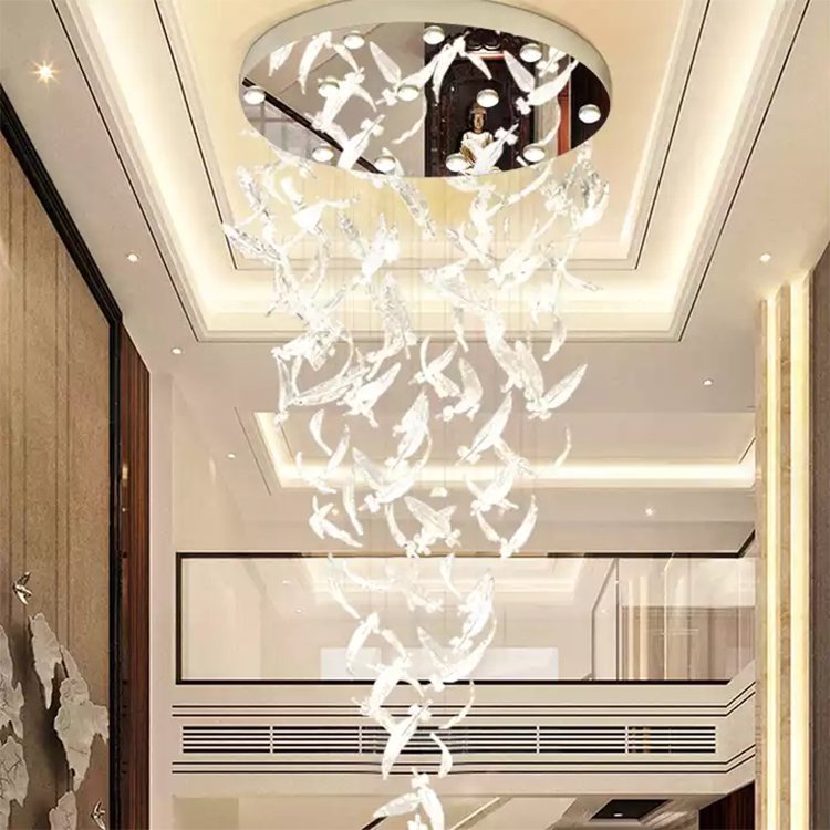 chandeliers pendant lights modern nordic decoration hotel lobby chandelier lamp - Image 6