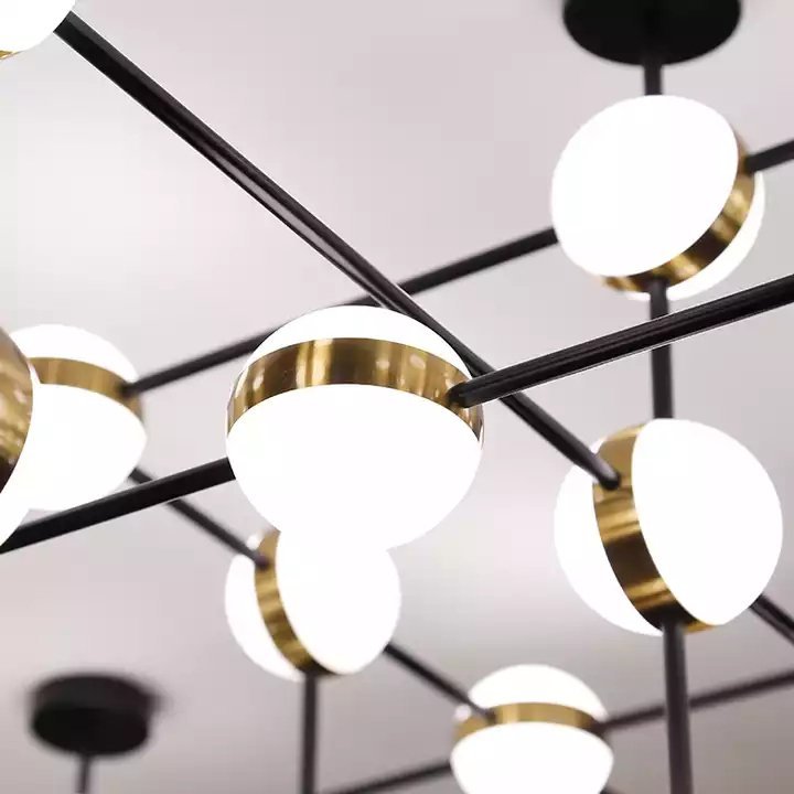 lighting pendant hotel lobby large project custom ball led pendant light - Image 2