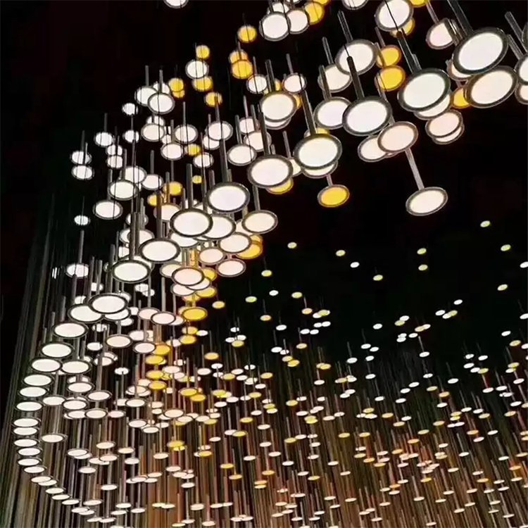 modern pendant light villa commercial center restaurant project led chandelier - Image 2