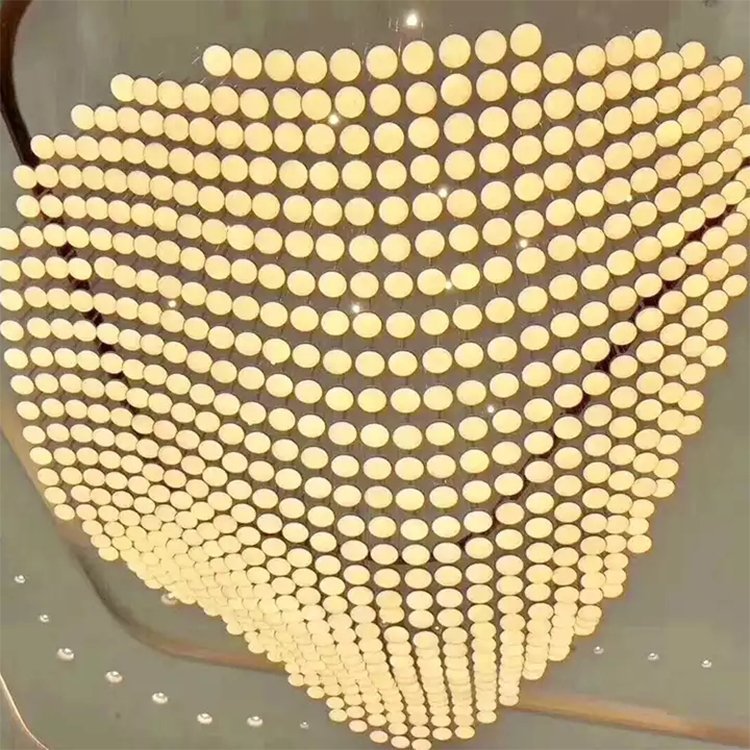 modern pendant light villa commercial center restaurant project led chandelier - Image 3
