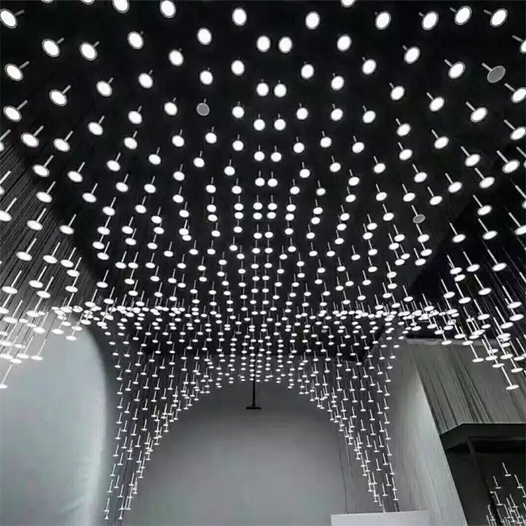 modern pendant light villa commercial center restaurant project led chandelier - Image 5
