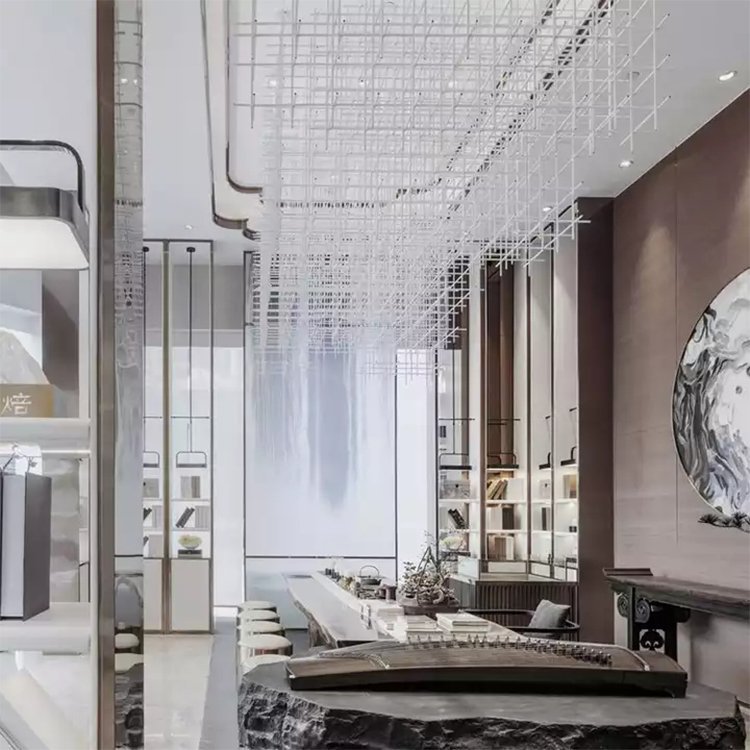 nordic pendant light custom project modern luxury acrylic led chandelier - Image 2