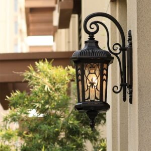 waterproof black garden light outdoor wall lamp modern outdoors wall light