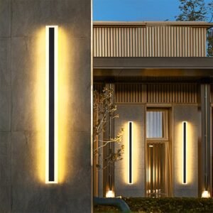 outdoor garden light wall sconce waterproof linear outdoor lighting lamp
