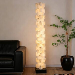Marble Floor Lamp for Living Room