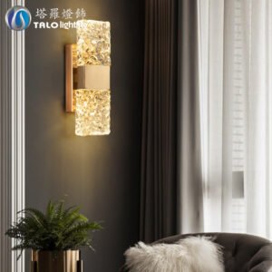 Modern Luxury Crystal Wall Sconce for Entryway