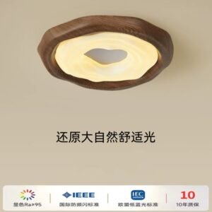 Wabi-Sabi Ceiling Light for Living Room & Bedroom