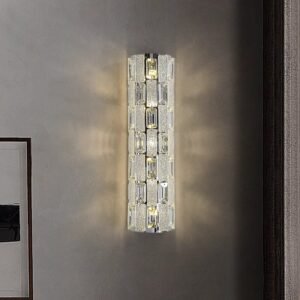 Modern Luxury Crystal Wall Sconce for Bedroom