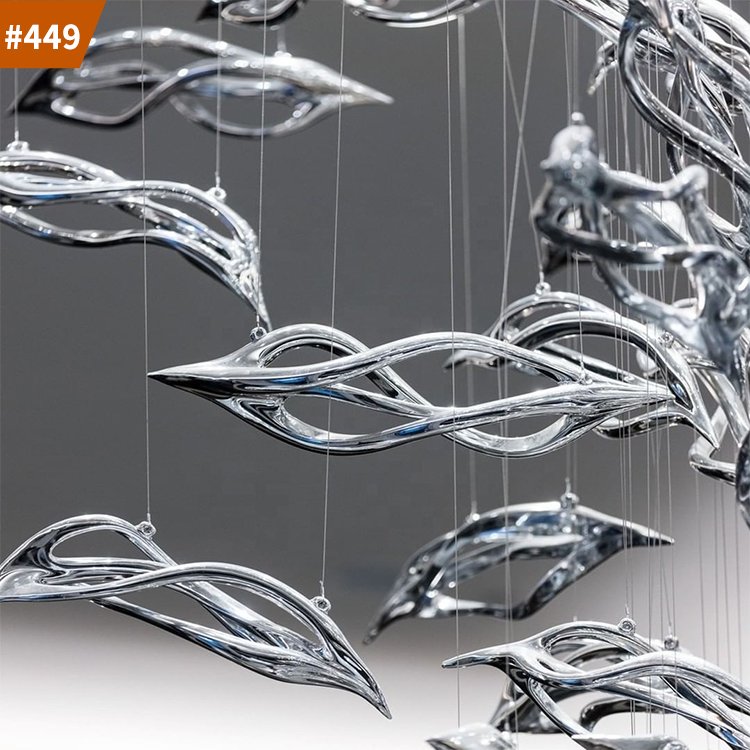custom home decorative hanging lamp big blown glass pendants for chandelier