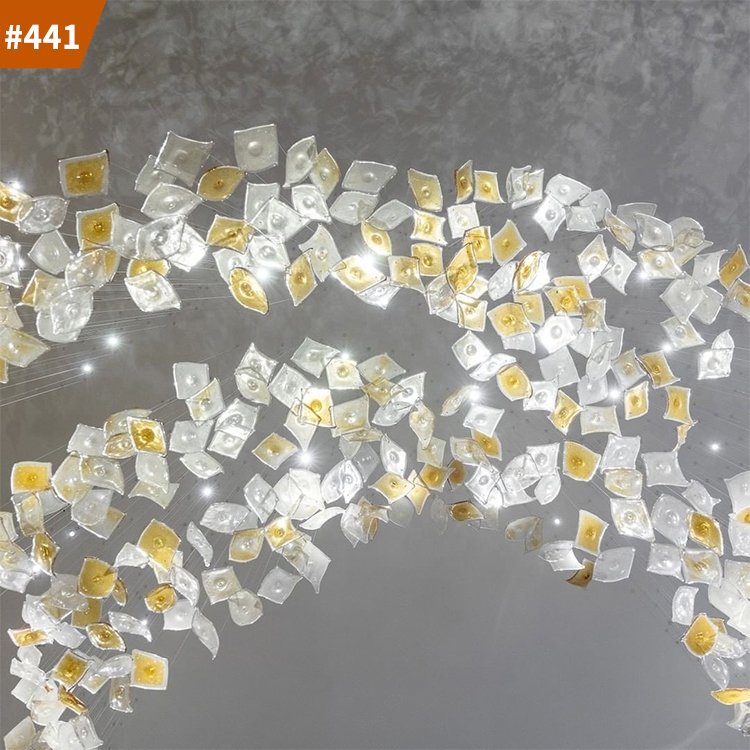 custom chandelier pendant lights modern hotel lobby glass luxury chandelier