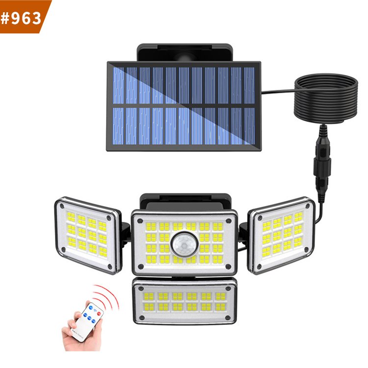 split solar wall lamp waterproof security led solar powered wall light outdoor