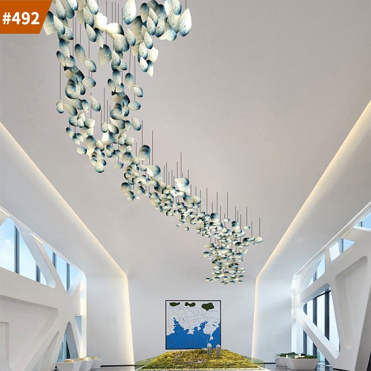 custom chandelier banquet hall cafe cheap glass chandeliers modern pendant light