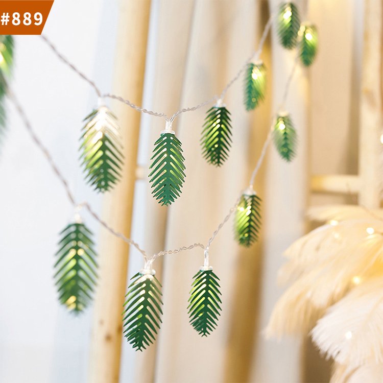 home leaf battery leaves indoor table hanging led tree decoration string light