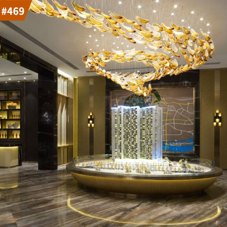 luxury indoor pendant lights home special blown glass chandelier modern lighting
