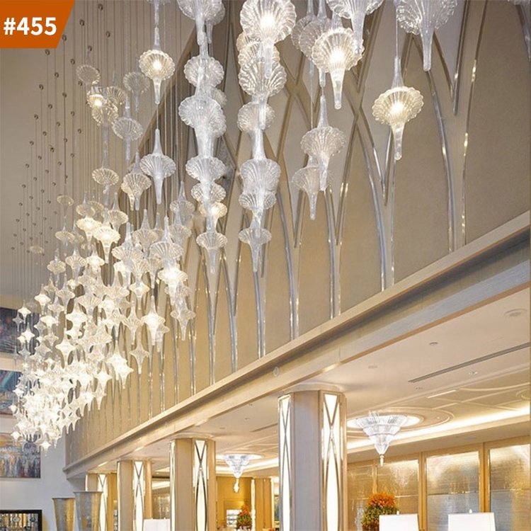 modern lighting cheap big bar hotel home decorative chandelier hanging lamp