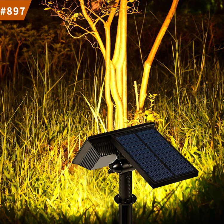 tree lighting outdoor waterproof led solar light villa park garden lawn light