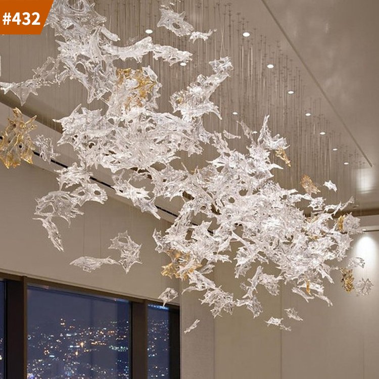 hotel sputnik pendant light murano glass chandelier modern luxury large