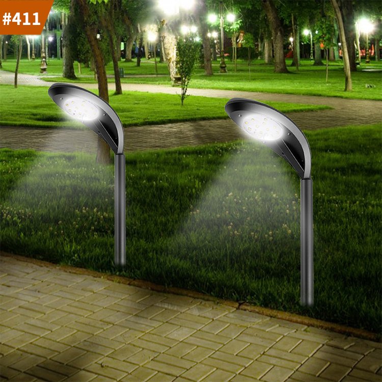 walkway light sun power pathway lamp yard solar lawn ground path light