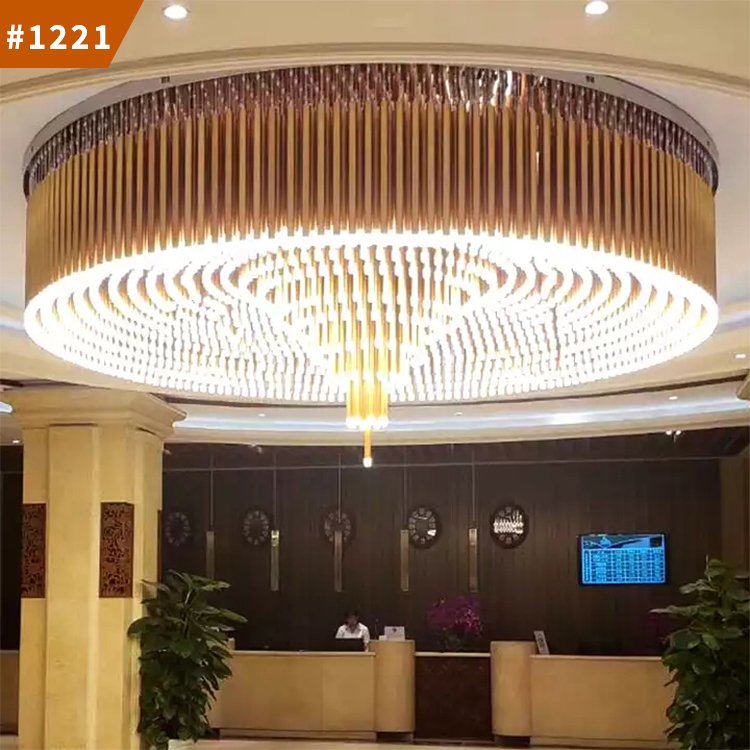 modern chandelier decor villa banquet hall led ceiling chandelier light