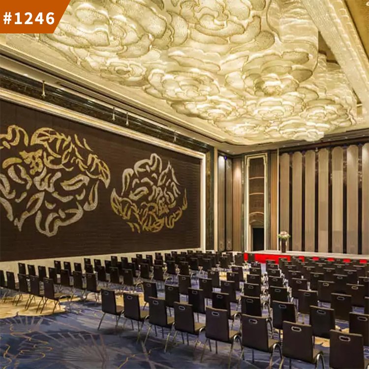 ceiling lights decoration hotel banquet hall villa crystal led chandelier
