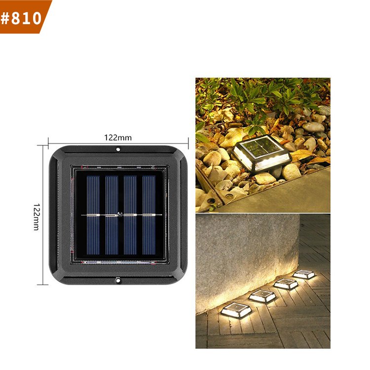 led outdoor solar ground light in-ground landscape solar garden light walkway